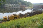 Loram ballast cleaner eases westbound, upstream